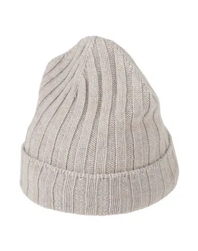 Gran Sasso Man Hat Sand Size Onesize Virgin Wool, Polyamide, Elastane In Beige