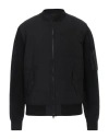 Gran Sasso Man Jacket Black Size 44 Polyester, Virgin Wool