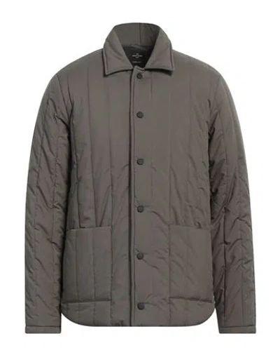 Gran Sasso Man Jacket Military Green Size 40 Polyester, Virgin Wool