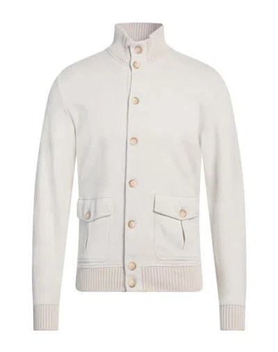 Gran Sasso Man Sweatshirt Off White Size 44 Cotton, Polyamide