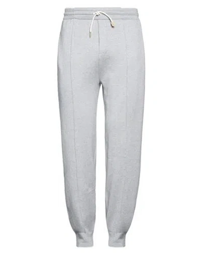 Gran Sasso Man Pants Light Grey Size 40 Cotton, Cashmere