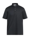 Gran Sasso Man Polo Shirt Charcoal Size 46 Cotton In Grey