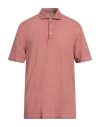 Gran Sasso Man Polo Shirt Pastel Pink Size 50 Cotton