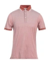 Gran Sasso Man Polo Shirt Red Size 40 Cotton