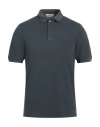 Gran Sasso Man Polo Shirt Steel Grey Size 48 Cotton