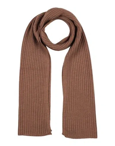 Gran Sasso Man Scarf Khaki Size - Virgin Wool In Beige
