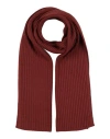 Gran Sasso Man Scarf Chocolate Brown Size - Virgin Wool