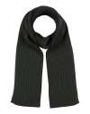 Gran Sasso Man Scarf Dark Green Size - Virgin Wool