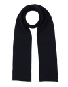 Gran Sasso Man Scarf Midnight Blue Size - Virgin Wool In Blue