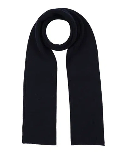 Gran Sasso Man Scarf Midnight Blue Size - Virgin Wool