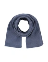 Gran Sasso Man Scarf Pastel Blue Size - Virgin Wool