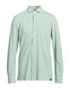 Gran Sasso Man Shirt Light Green Size 46 Cotton