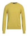 Gran Sasso Man Sweater Acid Green Size 40 Cashmere