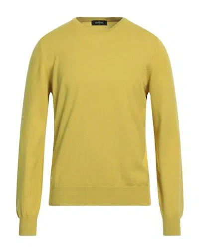 Gran Sasso Man Sweater Acid Green Size 40 Cashmere In Green