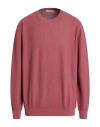 Gran Sasso Man Sweater Antique Rose Size 48 Cotton In Pink