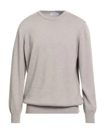 Gran Sasso Man Sweater Beige Size 36 Virgin Wool In Gray