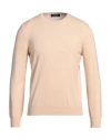 Gran Sasso Man Sweater Sand Size 46 Cashmere In Beige