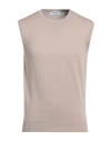 Gran Sasso Man Sweater Beige Size 42 Cotton In Beige
