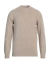 Gran Sasso Man Sweater Beige Size 40 Virgin Wool