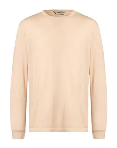 Gran Sasso Man Sweater Beige Size 42 Cashmere In Sand