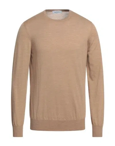 Gran Sasso Man Sweater Beige Size 46 Virgin Wool