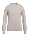 Gran Sasso Man Sweater Dove Grey Size 40 Cashmere In Beige