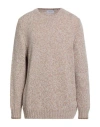 Gran Sasso Man Sweater Beige Size 48 Virgin Wool In Nude