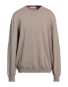 Gran Sasso Man Sweater Beige Size 48 Wool, Cashmere, Viscose