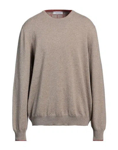 Gran Sasso Man Sweater Beige Size 48 Wool, Cashmere, Viscose In Beige