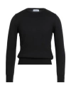 Gran Sasso Man Sweater Black Size 34 Virgin Wool