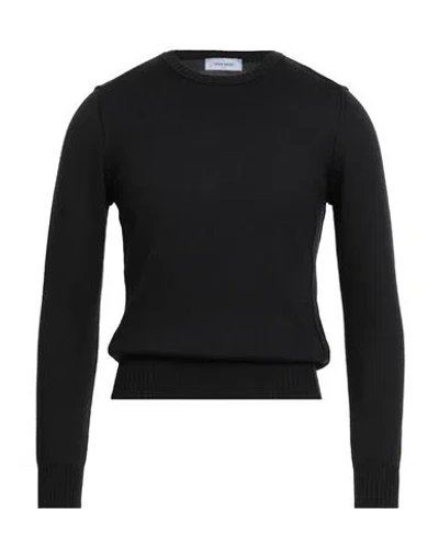 Gran Sasso Man Sweater Black Size 34 Virgin Wool