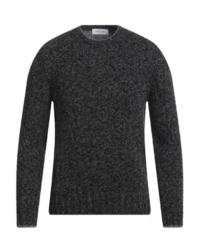 Gran Sasso Man Sweater Black Size 38 Virgin Wool