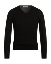 Gran Sasso Man Sweater Black Size 38 Virgin Wool