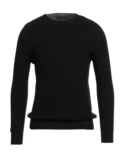 Gran Sasso Man Sweater Black Size 40 Virgin Wool