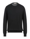 Gran Sasso Man Sweater Black Size 44 Cotton