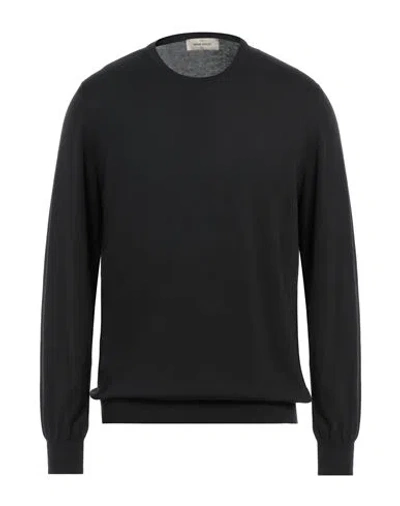 Gran Sasso Man Sweater Black Size 44 Cotton