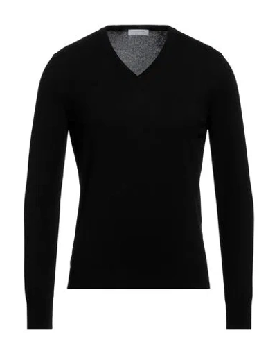 Gran Sasso Man Sweater Black Size 44 Wool