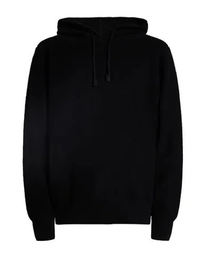 Gran Sasso Man Sweater Black Size 46 Virgin Wool, Viscose, Cashmere