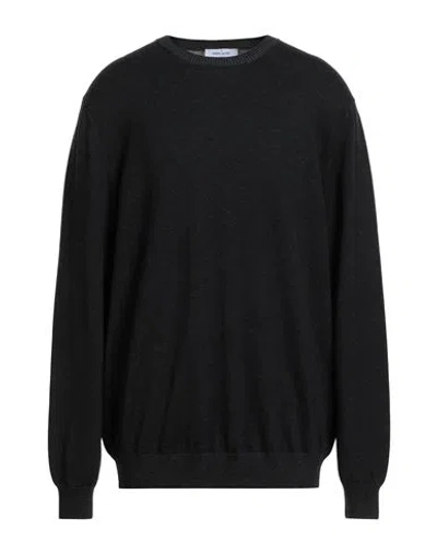 Gran Sasso Man Sweater Black Size 48 Virgin Wool