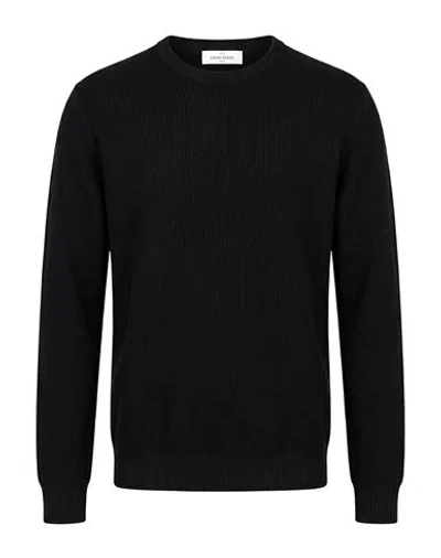 Gran Sasso Man Sweater Black Size 50 Virgin Wool