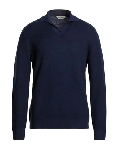 Gran Sasso Man Sweater Blue Size 38 Virgin Wool