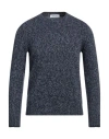 Gran Sasso Man Sweater Blue Size 38 Virgin Wool In Blue