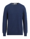 Gran Sasso Man Sweater Blue Size 40 Virgin Wool