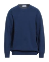 Gran Sasso Man Sweater Bright Blue Size 46 Virgin Wool