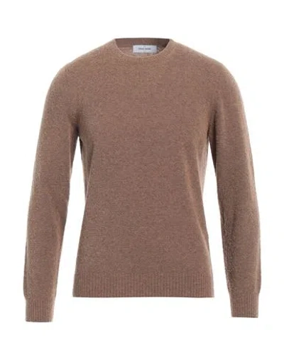 Gran Sasso Man Sweater Brown Size 38 Virgin Wool, Polyamide