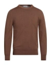 Gran Sasso Man Sweater Brown Size 42 Virgin Wool