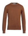 Gran Sasso Man Sweater Brown Size 44 Virgin Wool