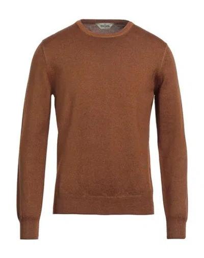 Gran Sasso Man Sweater Brown Size 44 Virgin Wool