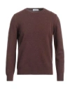 Gran Sasso Man Sweater Brown Size 46 Virgin Wool