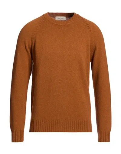 Gran Sasso Man Sweater Camel Size 40 Cashmere, Virgin Wool In Beige